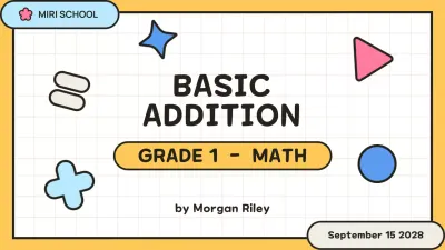 Yellow Playful Math Guide Presentation