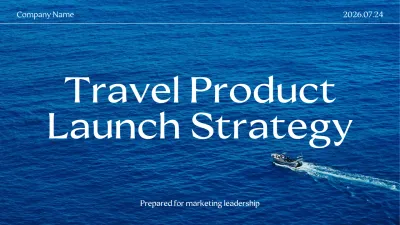 Blue Travel Business Strategy