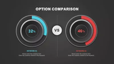 Black Modern Comparison Report Infographic