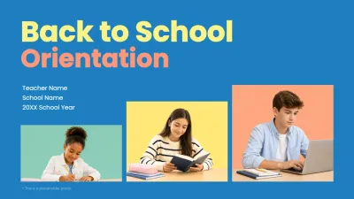 Blue Simple Education Guide