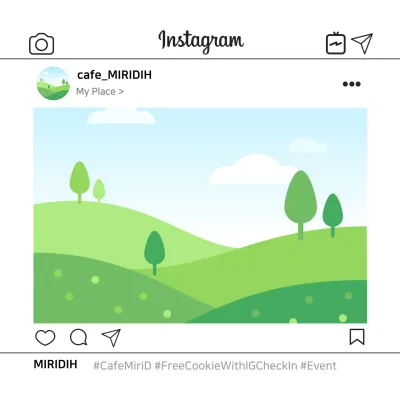Green Minimal Event Announcement Instagram Post