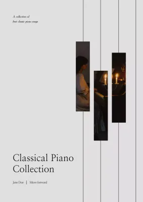 Grey Classic Piano Playlist Book Cover