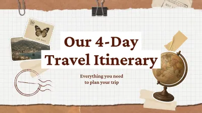 Brown Vintage Travel Planner