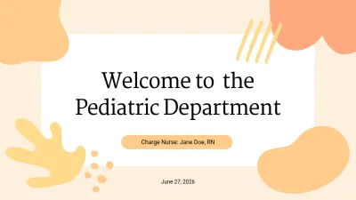 Orange Simple Healthcare Guide Presentation
