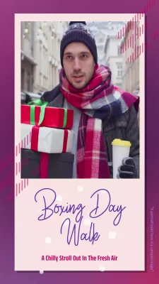 Purple Simple Boxing Day publicity