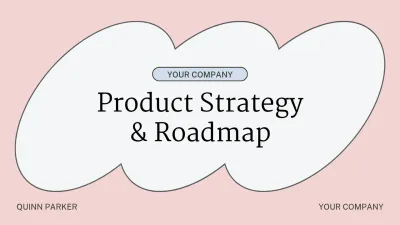 Pink Simple Product Strategy Presentation