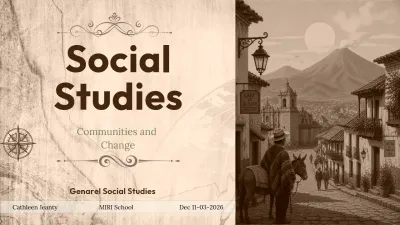 Brown Vintage Social Studies