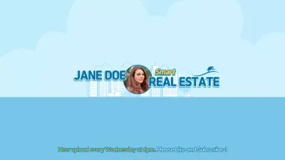 Blue Modern Real Estate Promotion YouTube Thumbnail