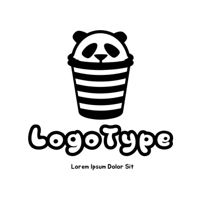 Black Simple Design Logo