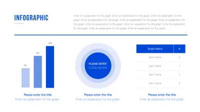 A simple concept chart in blue
