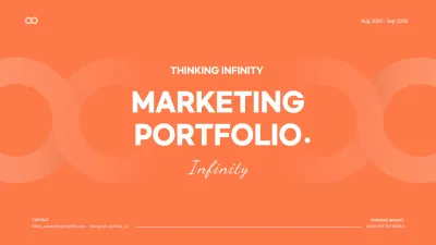 Orange Modern Marketing Portfolio Presentation