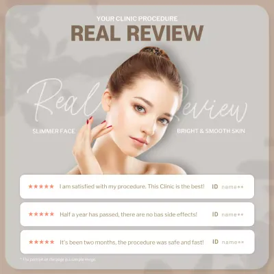 Beige Modern Clinic Promotion Social Media Post