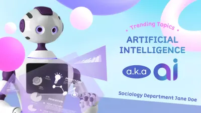 Purple Modern Ai Lecture Presentation