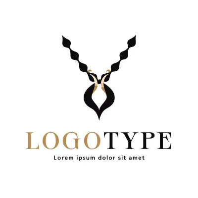 Black Modern Design Logo