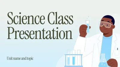 Blue Simple General Science Study Presentation