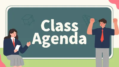 Playful Class Agenda Presentation