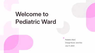 Pink Simple Healthcare Guide