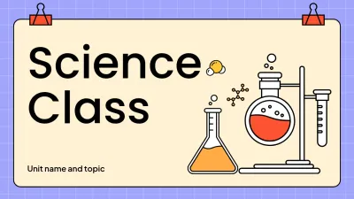 Beige Simple Science Class Presentation