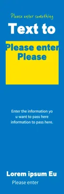 Blue Minimal Information Guide Banner