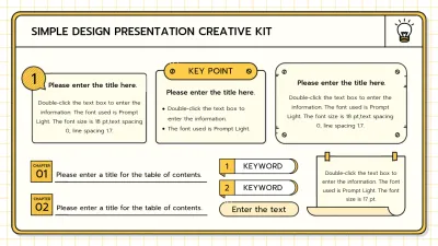 Yellow Minimal Guide Presentation