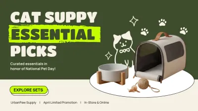 Green Simple Pet Promotion Presentation