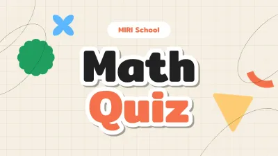 Orange Simple Education Quiz Presentation