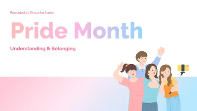 Pink Simple Pride Month Guide
