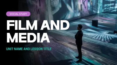 Dark Modern Cinematic Editorial Film and Media Presentation