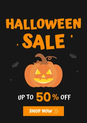 orange simple holiday promotion