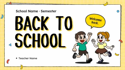 Yellow Simple Education Invitation