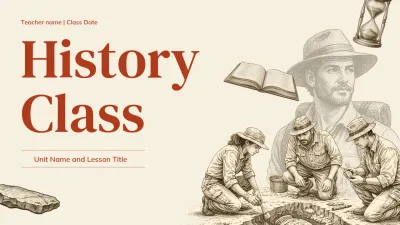 brown vintage history class