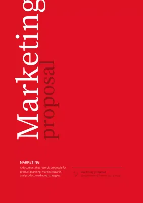Red Professional Marketing Document