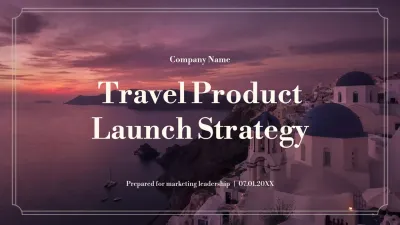Purple Elegant Travel Business