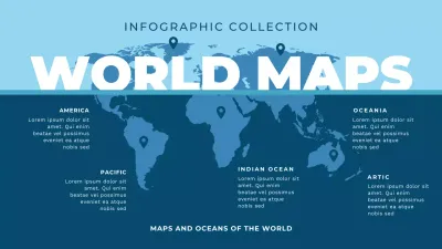 Blue Modern World Maps Guide Presentation