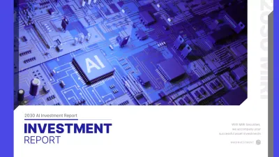 Blue Modern Ai Investment Report Presentation