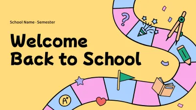 Yellow Simple Education Invitation