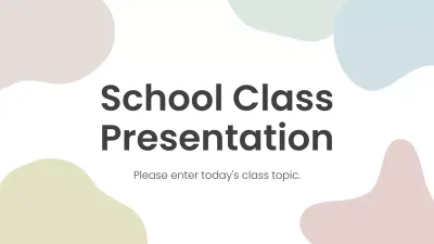 Beige Simple School Presentation
