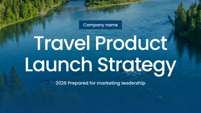 Blue Modern Travel Business Strategy
