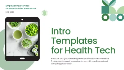 Green Modern Health Presentation
