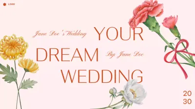 Pink Elegant Wedding Guide Presentation