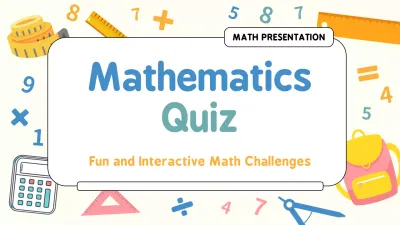 Yellow Simple Math Guide Presentation
