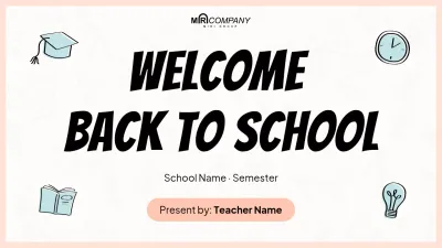 Beige Back to School Presentation