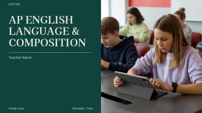 Green Luxury AP English Language Deck Presentation
