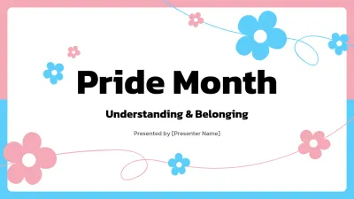 Pink Simple Pride MonthGuide