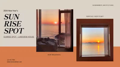 Beige Modern Sunrise Promotion Presentation