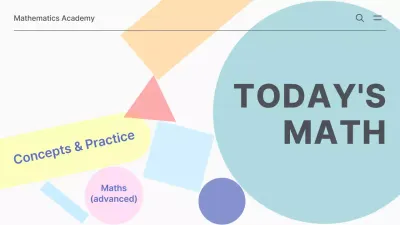 Blue Modern Math Guide Presentation