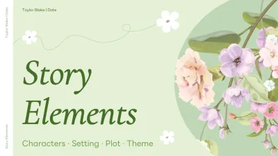 Green Elegant Storybook Guide