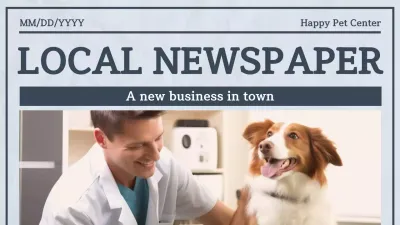 Blue Modern Pet News Announcement Presentation