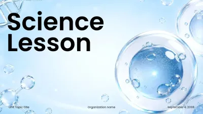 blue modern science class