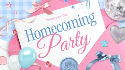 Pink Elegant Homecoming Invitation